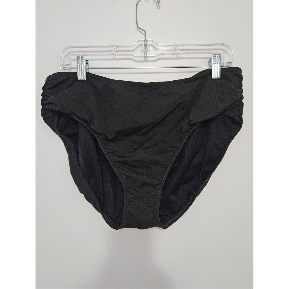 Lands' End Brown Womens Bikini Bottoms Swim‎ Size 16